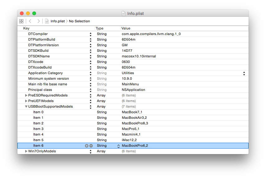 Add your computer model to the approved list of USB boot supported models.